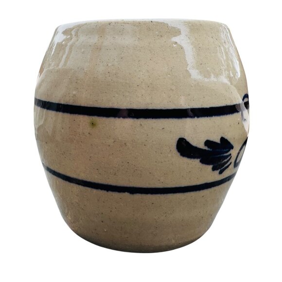 Vtg Marshall Pottery Mug Monogram Diane Stoneware 4.5" Tall Rustic Primitive - Picture 5 of 14